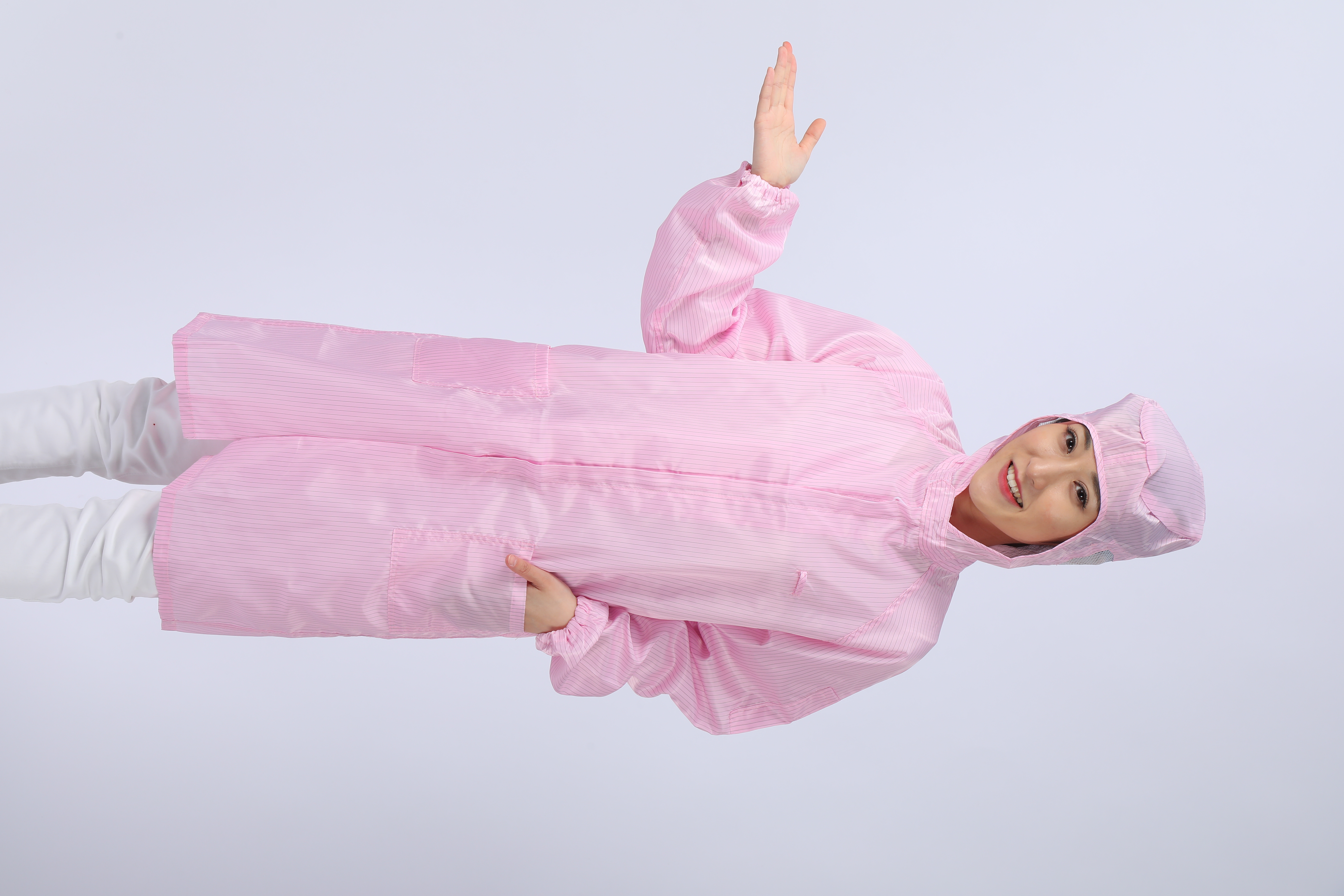 连帽大褂洁净服