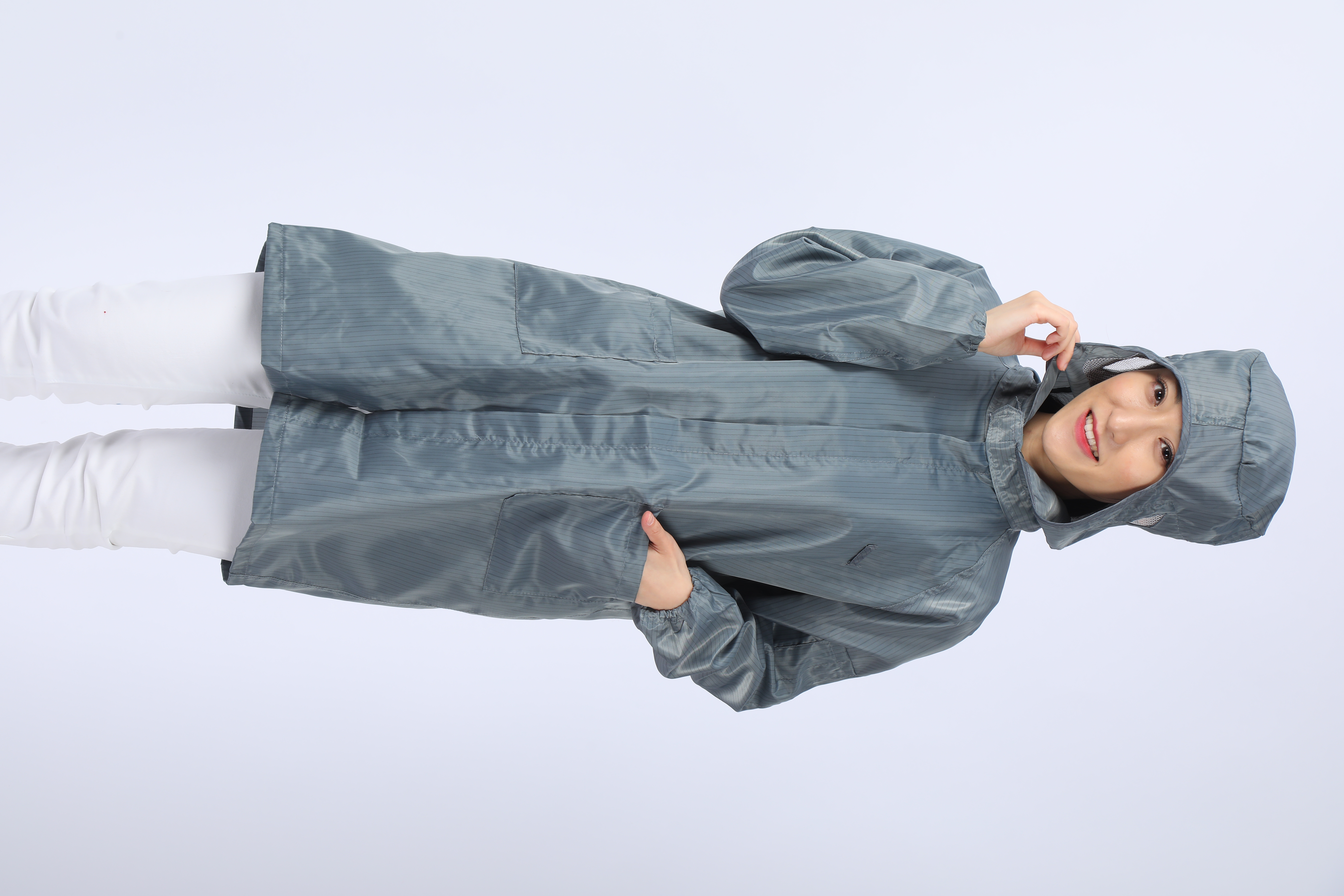 连帽大褂洁净服