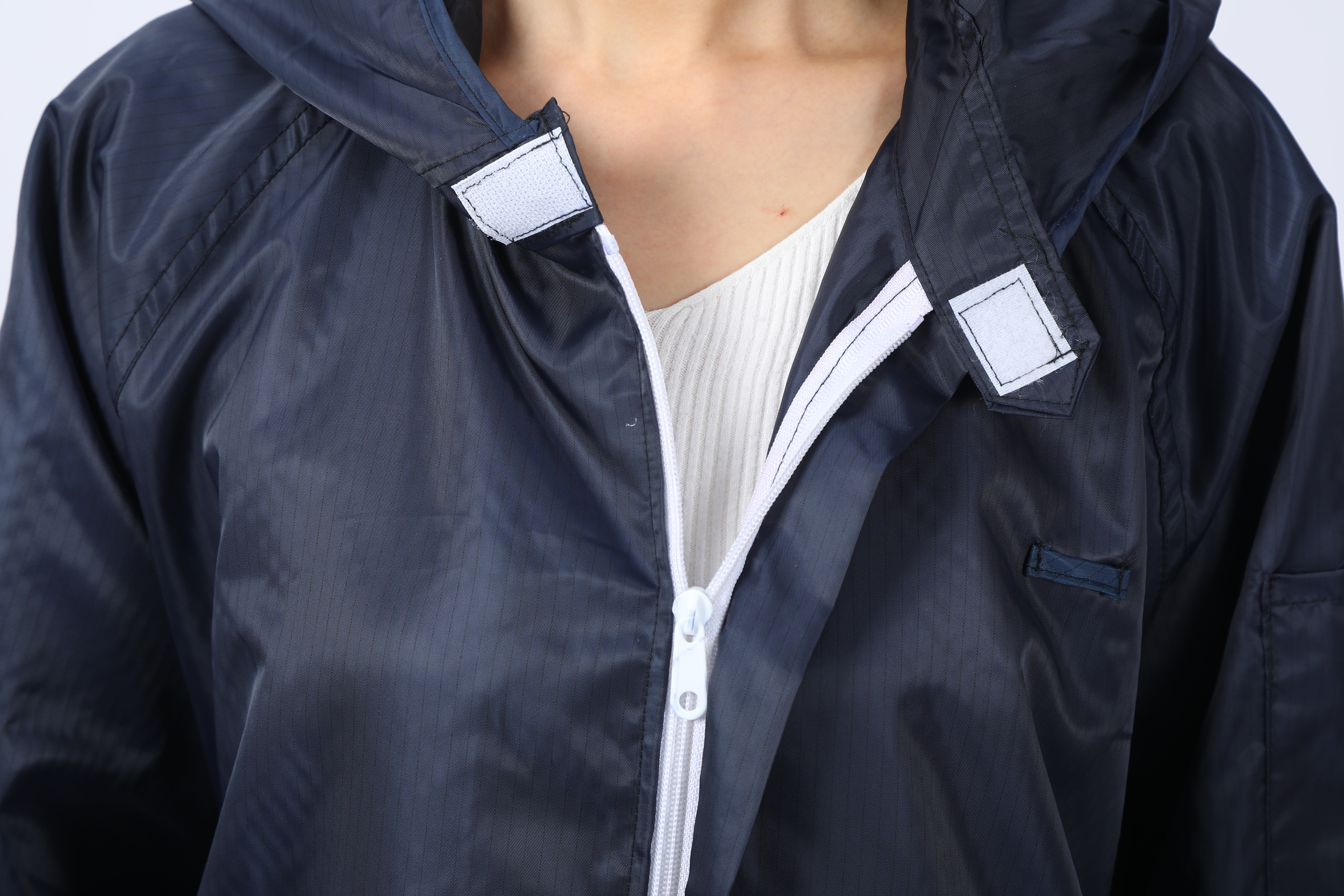 连帽大褂洁净服