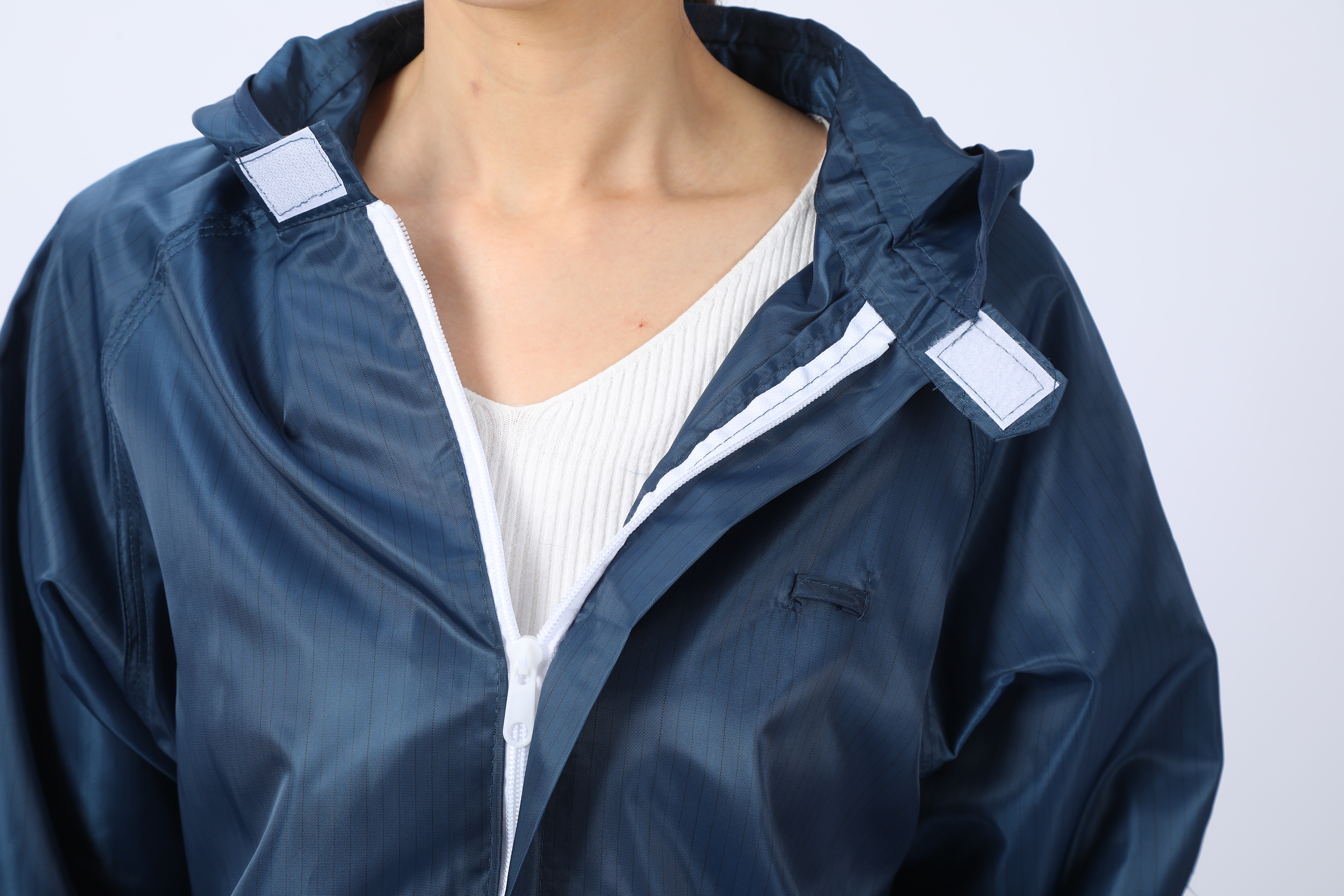 连帽分体洁净服