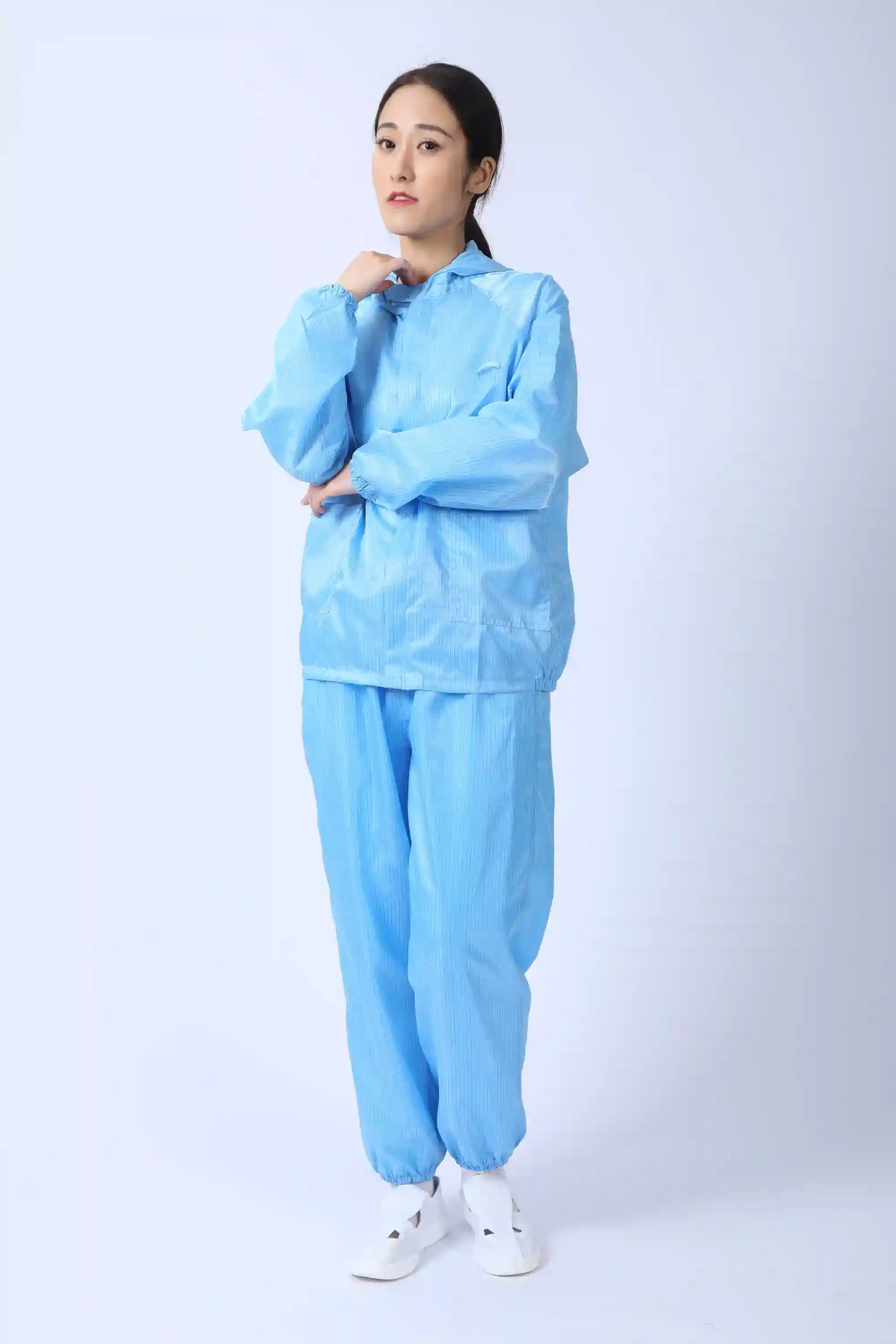 Details of Hooded Separated Clean Room Suit