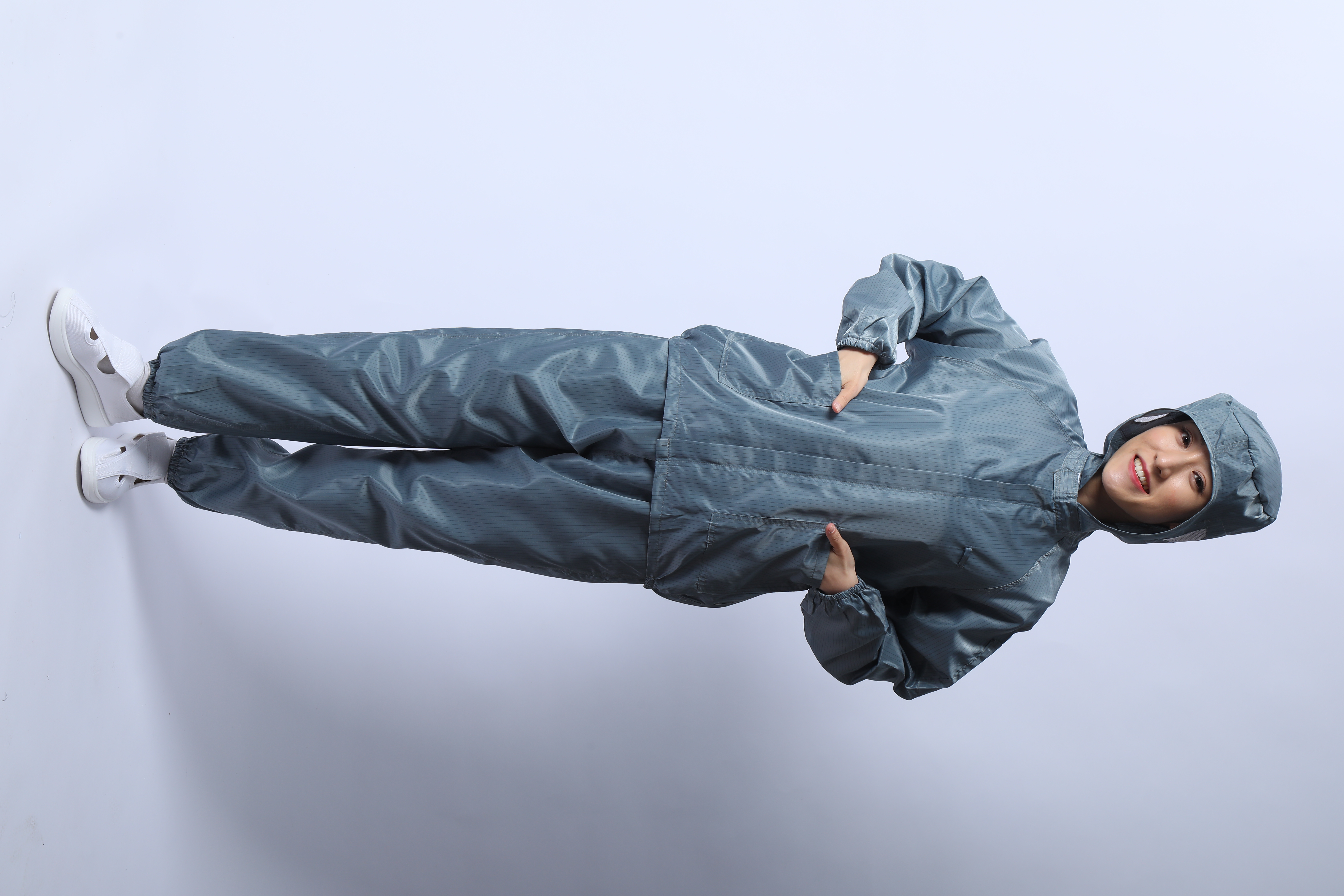 连帽分体洁净服详情