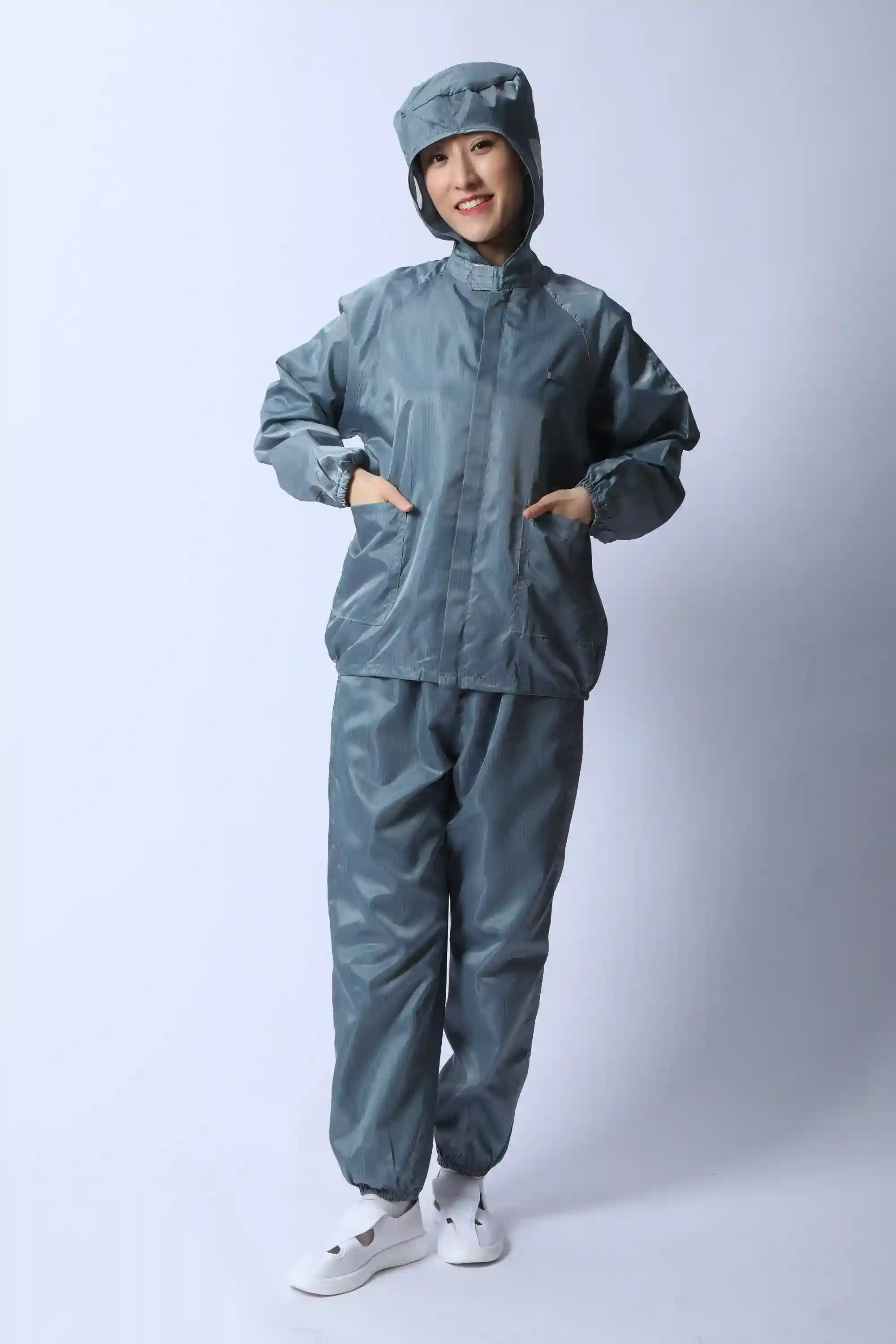Details of Hooded Separated Clean Room Suit