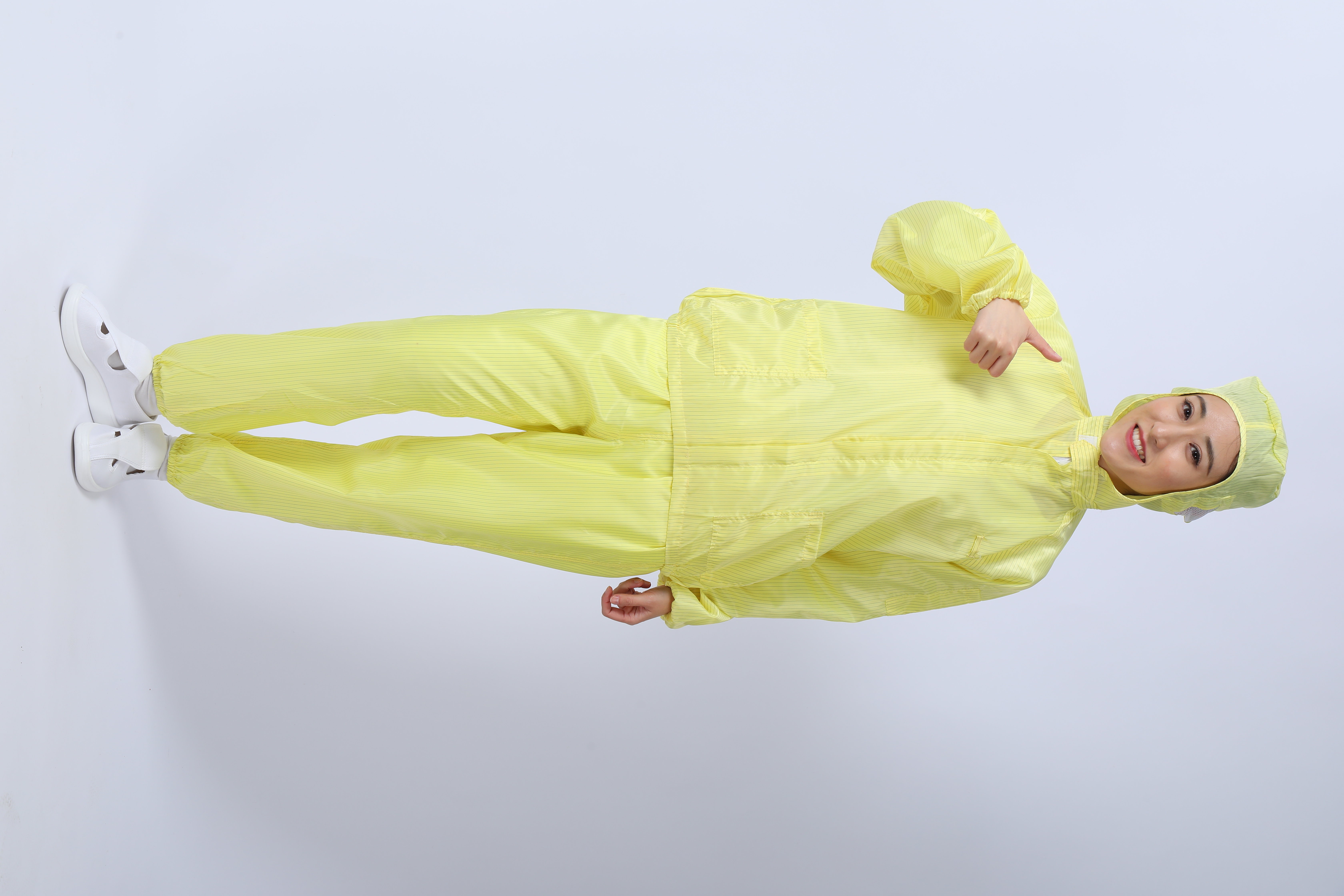 连帽分体洁净服详情