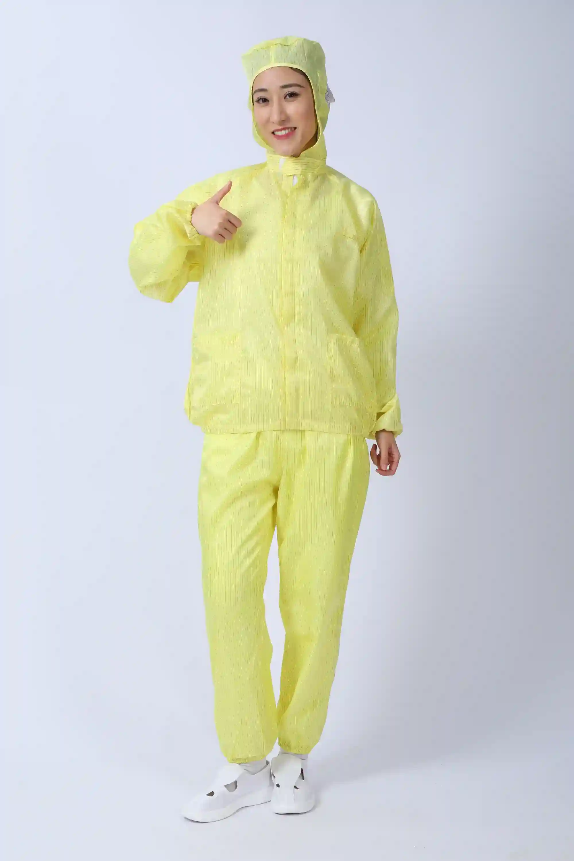 Details of Hooded Separated Clean Room Suit