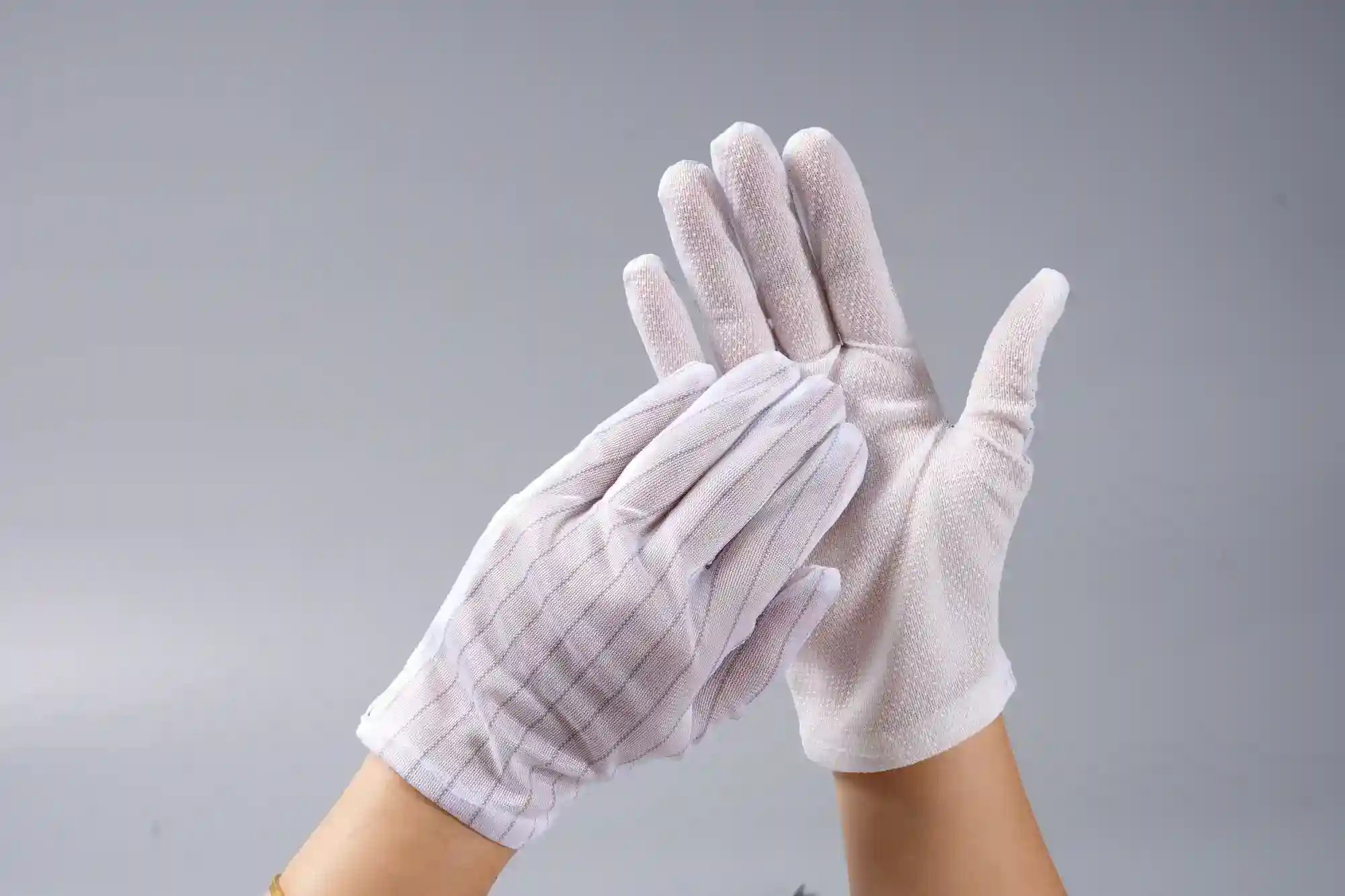Anti-static Plastic-dotted Gloves