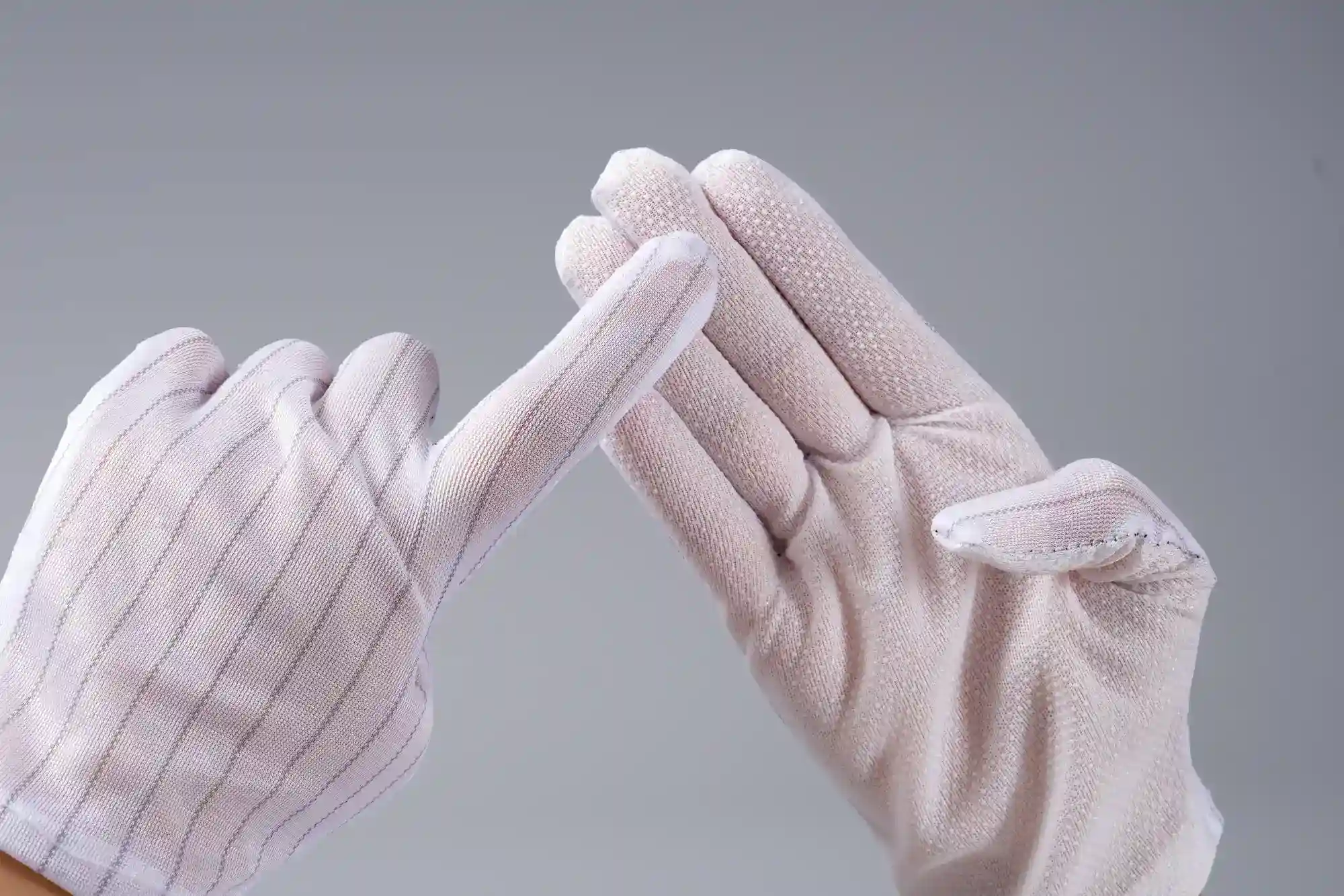 Anti-static Plastic-dotted Gloves