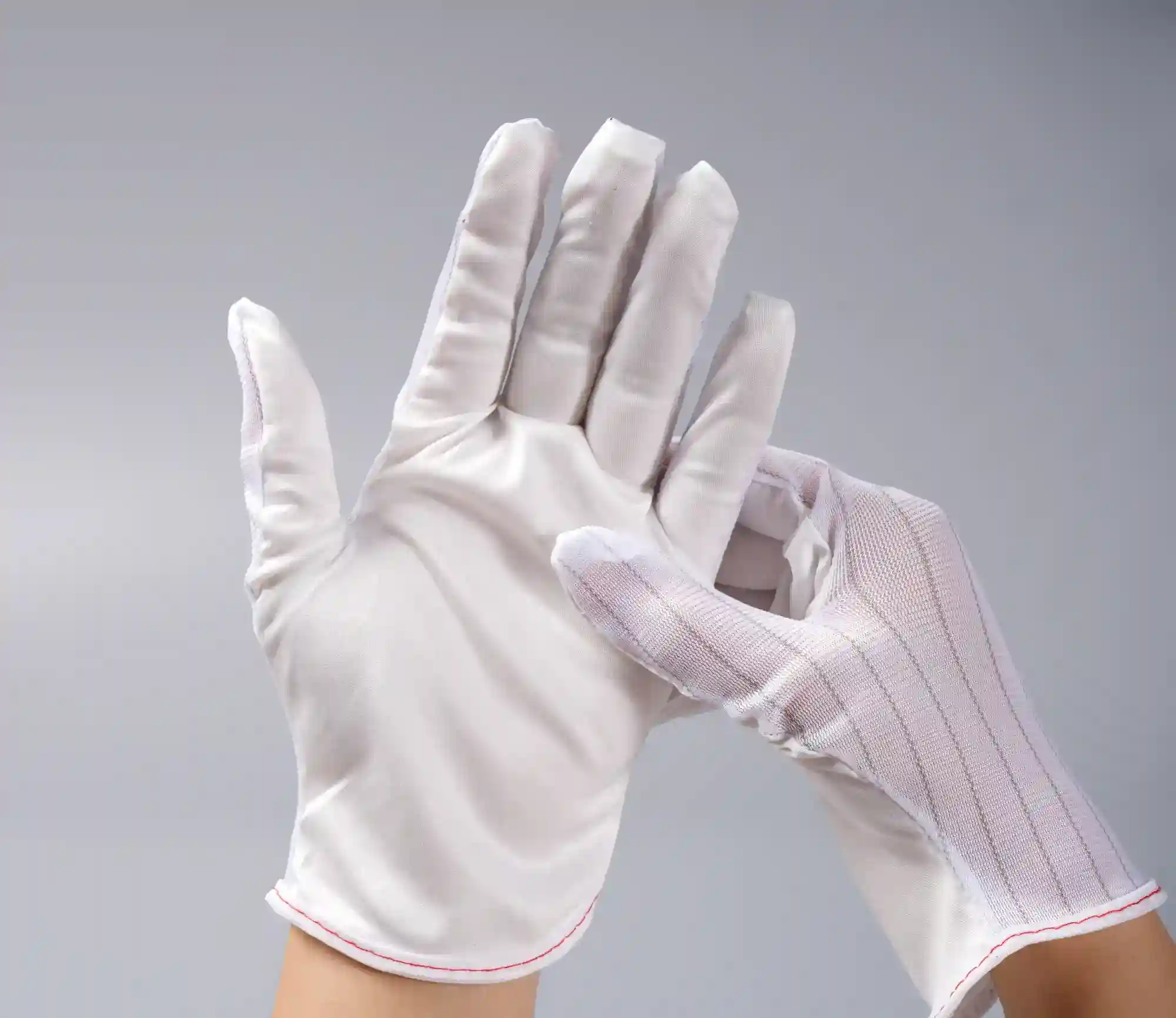 Anti-static Spliced Dust-free Cloth Gloves