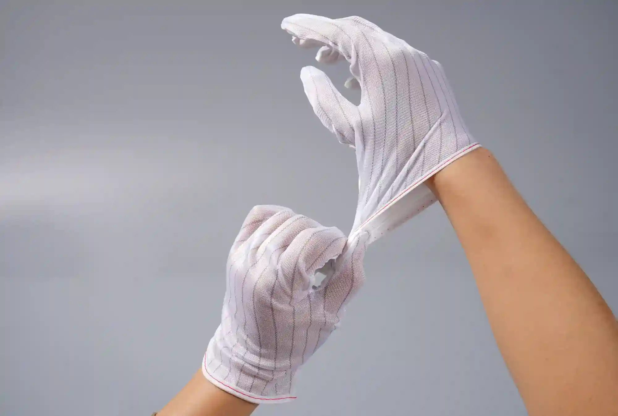 Anti-static Spliced Dust-free Cloth Gloves