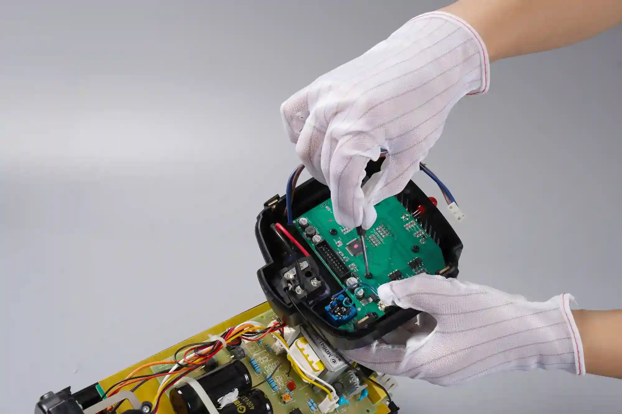Anti-static Spliced Dust-free Cloth Gloves
