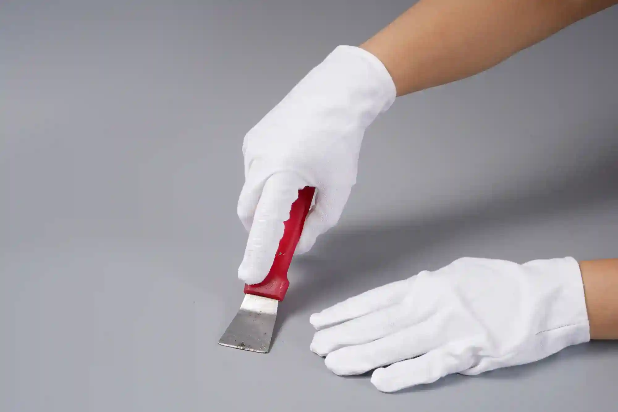 40g White Spun Cotton Gloves