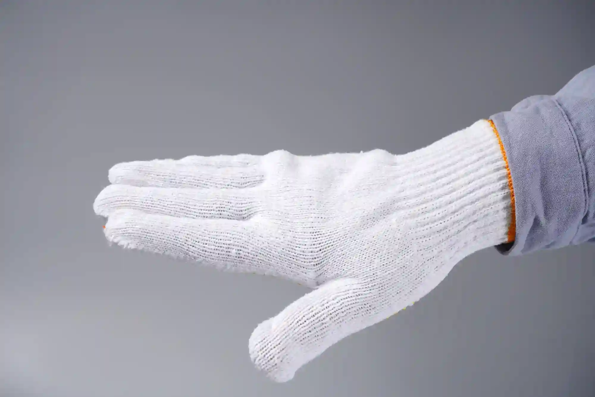 White Lampshade Cotton Work Gloves