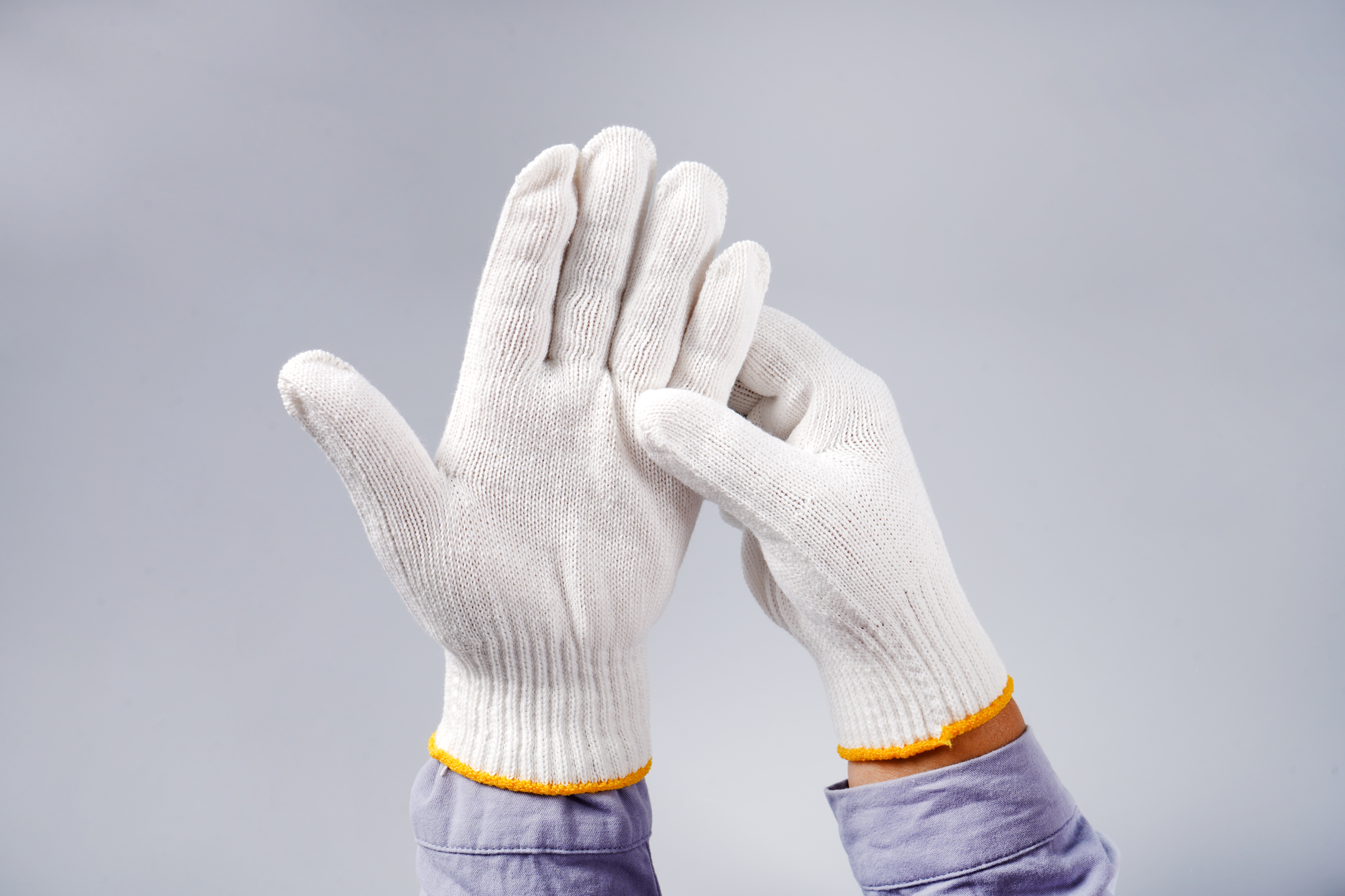 白灯罩棉劳保手套