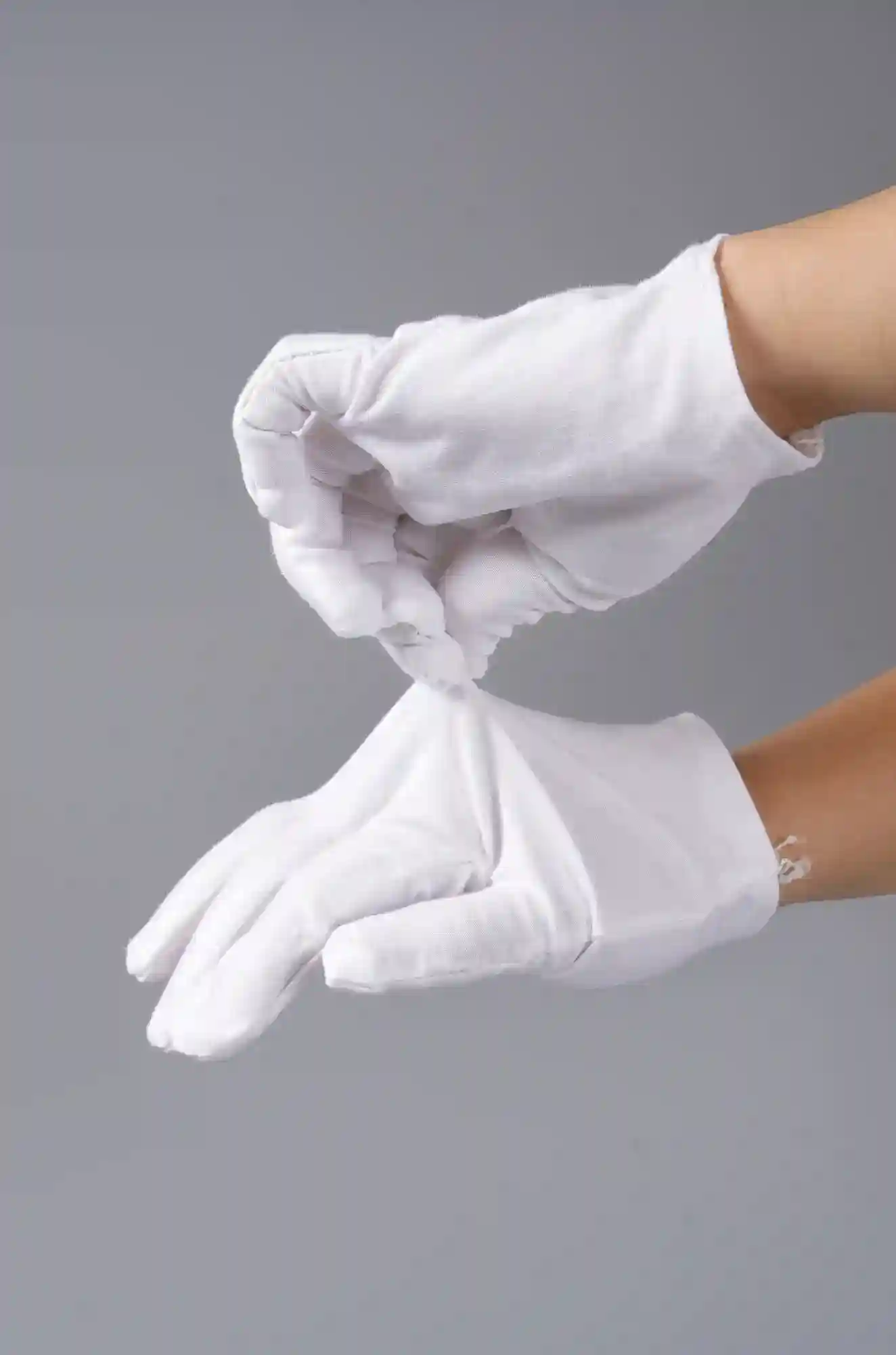 Pure Cotton White Gloves