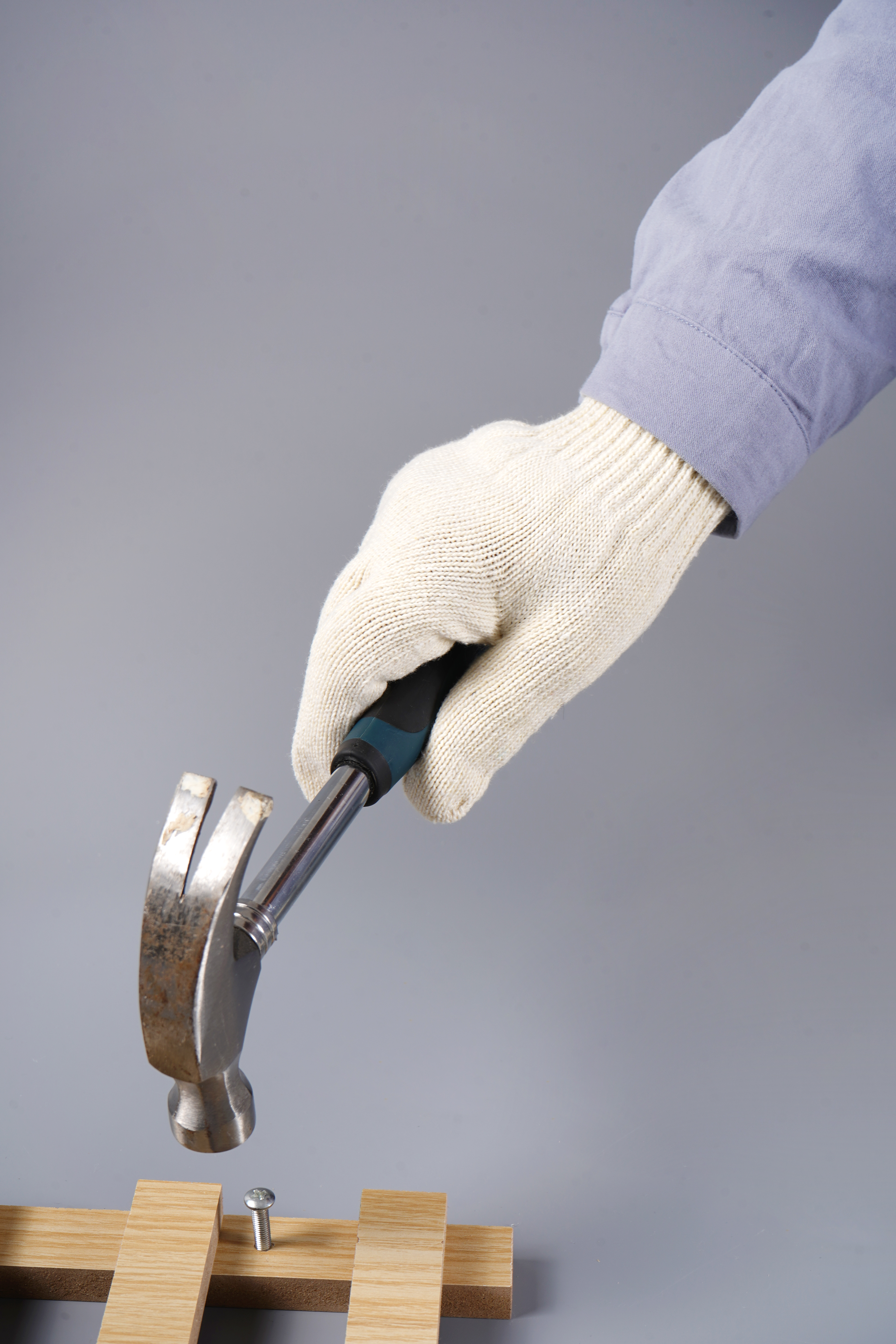 黄灯罩棉劳保手套